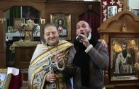 Ладислав Бубнар поёт в православной церкви Чехии